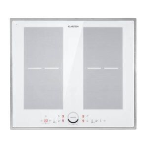 Imagine Klarstein Delicatessa 60 Prime, plită cu inducție, 4 zone, 7000 W, temporizator, albă