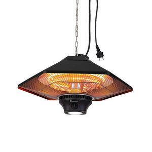 Imagine Blumfeldt Heat Hexa, încălzitor cu infraroșu, 800/1200 W, halogen, IP34, LED, negru