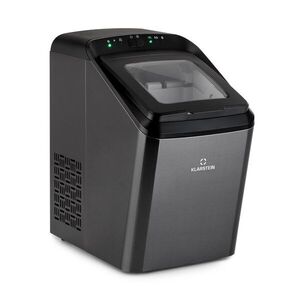 Imagine Klarstein Partytime, aparat de gheață, gheață curată, 15kg / 24h, oțel inoxidabil