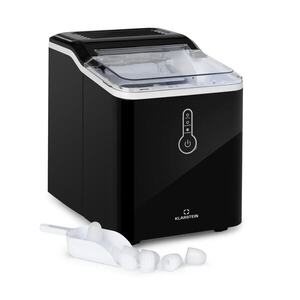 Imagine Klarstein Chillout, aparat pentru gheață, bucăți rotunde de gheață, 12 kg / 24 ore, rezervor de apă: 1, 5 l, negru