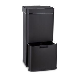 Imagine Klarstein Royal Trash Matte Black, coș de gunoi cu senzor, 72 l, oțel inoxidabil, negru mat