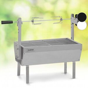 Imagine Klarstein Sauenland Mini, grătar cu rotisor, 4 W, 12 kg max., otel inoxidabil