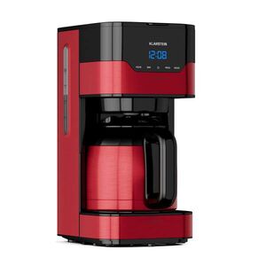 Imagine Klarstein Arabica 900W, aparat de cafea, EasyTouch Control, roșu