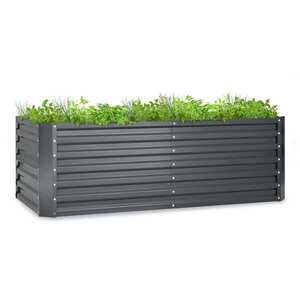Imagine Blumfeldt High Grow Straight jardiniere înălțată 180 x 60 x 90 cm, 970 l, oțel galvanizat