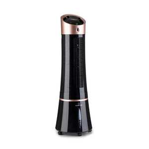 Imagine Klarstein Skyscraper Ice 4 în 1, ventilator, răcitor de aer, purificator de aer, umidificator, 180 m³/h, 45 W, oscilant, mobil, telecomandă