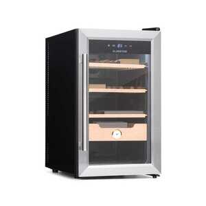Imagine Klarstein El Presidente 48, Humidor pentru trabucuri, 48L, 3 sertare, 1 compartiment din lemn de cedru