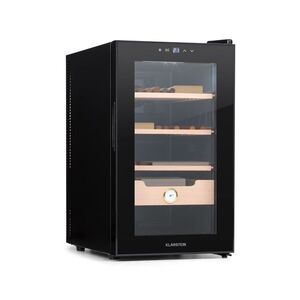Imagine Klarstein El Presidente 48, Humidor pentru trabucuri, 48L, 3 sertare, 1 compartiment din lemn de cedru