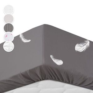 Imagine Sleepwise Soft Wonder-Edition, cearșaf elastic pentru pat, 140 – 160 × 200 cm, microfibră