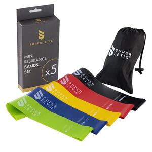 Imagine Capital Sports Uros Mini, extensoare, set de 5 bucăți, benzi fitness, cerc închis, 100 % latex