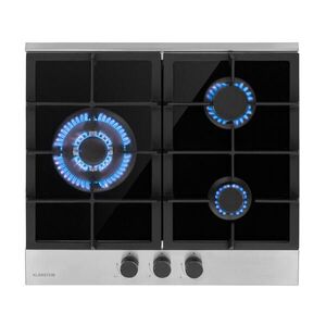 Imagine Klarstein Alchemist 3, plită pe gaz, 3 arzătoare din aluminiu, sticlă ceramică