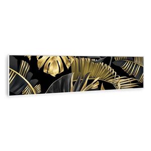 Imagine Klarstein Wonderwall Air Art Smart, încălzitor cu infraroșu, floare neagră, 60 x 60 cm, 350 W