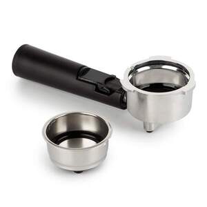 Imagine Klarstein Suport de filtru pentru aparatul de cafea espresso Passionata Aliaj de aluminiu Oțel inoxidabil Inserție filtru Accesorii