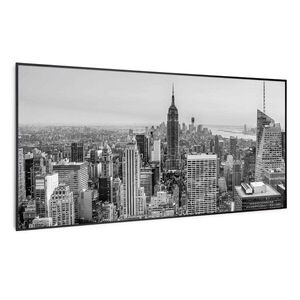Imagine Klarstein Wonderwall Air Art Smart, radiator cu infraroșu, New York City, 120 x 60 cm, 700 W