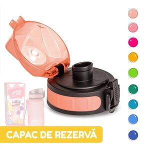 Imagine Klarstein Capac de schimb Wakaba pentru sticle de apă cu capacitatea de 350/400/500 ml | Gât din plastic | Fără BPA