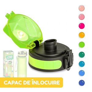 Imagine Klarstein Capac de schimb Wakaba pentru sticle de apă de 350/400/500 ml | Gât din plastic | Fără BPA