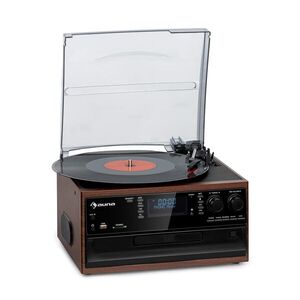 Imagine Auna Oakland DAB, sistem stereo retro, DAB+/FM, funcție BT, vinil, CD, casetofon
