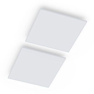 Imagine Klarstein Wondersky, Încălzitor infraroșu de tavan, set de 2 încălzitoare, 350 W 60 x 6, 5 x 60 cm (L x Î x l) IP44