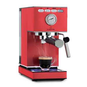 Imagine Klarstein Pausa, aparat de cafea espresso, 1350 Watt, presiune 20 bar, rezervor de apă: 1, 4 litri, oțel inoxidabil