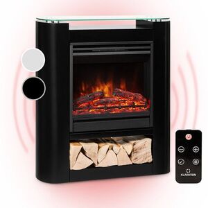 Imagine Klarstein Studio 5 Arc șemineu electric 1800 W LED flăcări ventilator telecomandă