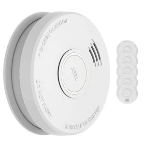 Imagine SHD by oneConcept DOF19, Detector de fum, plastic, semnal de alarmă: 85 dB, 9 V, funcționare pe baterii