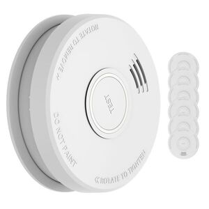 Imagine SHD by oneConcept DOF19, Detector de fum, plastic, semnal de alarmă: 85 dB, 9 V, funcționare pe baterii