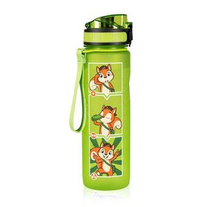 Imagine Monte Stivo Lyseren, sticlă de băut pentru copii, 600 ml, gradată, filtru impermeabil pentru fructe