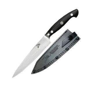Imagine Zelite Infinity by Klarstein Seria Executive-Plus, cuțit universal de 6", oțel damasc 61 HRC