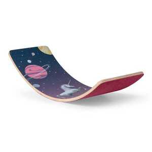 Imagine BoarderKING Balance Board Kids de la 3 ani husa din fetru anti-alunecare