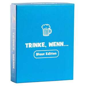 Imagine Spielehelden Trinke wenn... Blaue Edition Joc de băut 100+ întrebări Număr de jucători: 2+ Vârstă: de la 18 ani în sus