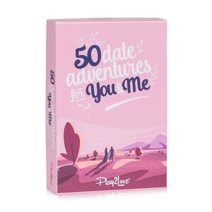 Imagine Spielehelden 50 Date Adventures for You & Me, joc de cărți pentru cupluri, 50 de cărți în limba engleză