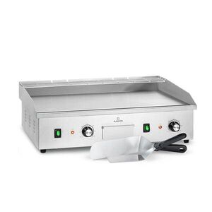 Imagine Klarstein Grillmeile 4400, grătar electric, Plancha, 2x2200W, placă de grătar din oțel inoxidabil