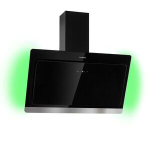 Imagine Klarstein Aurora Eco 90, hotă, 90 cm, de perete, 585 m³/h, A+, control tactil, neagra