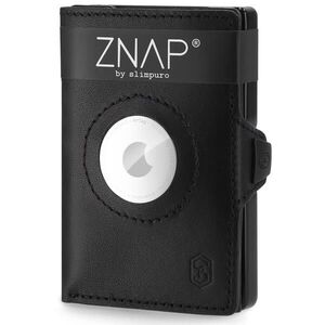 Imagine Slimpuro ZNAP Airtag portofel 8 carduri buzunar pentru monede 8, 9 x 1, 5 x 6, 3 cm (LxÎxA) protecție RFID