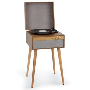 Imagine Auna Berklee TT Case, player gramofon, transmisie prin curea, 33 1/3, 45 și 78 RPM, difuzoare stereo