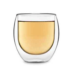 Imagine Feelino Ceașcă Jumbo, Perete dublu, Sticlă borosilicată de înaltă calitate, 410 ml, design unic