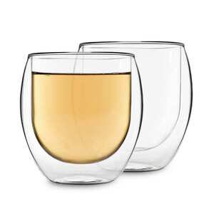 Imagine Feelino Ceașcă, Dublu strat, Sticlă borosilicată de înaltă calitate, 2 x 410 ml, Uni