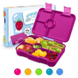 Imagine schmatzfatz by Klarstein Lite Lunchbox 6 compartimente 20, 8x4, 5x15 cm Tritan fără BPA