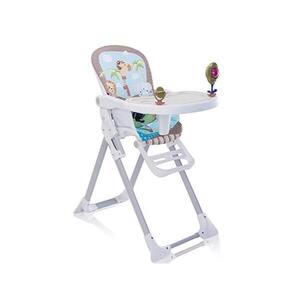 Imagine Babify Scaun înalt cu jucării, tavă și suport pentru picioare reglabil