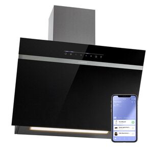 Imagine Klarstein Ava 60 Smart, hota, 60cm, montata pe perete, WiFi, A++, 585 m³/h, ecran tactil