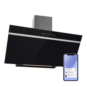 Imagine Klarstein Ava 90 Smart, hota, 90cm, montata pe perete, WiFi, A++, 585 m³/h, ecran tactil