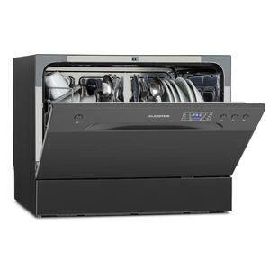 Imagine Klarstein Amazonia 6, mașină de spălat vase, 1380 W, 6 seturi de tacâmuri, control cu buton de apăsare