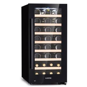 Imagine Klarstein Barossa 38 Uno frigider pentru vin 1 zonă 94 L 38 sticle ecran tactil