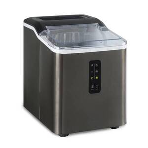 Imagine Klarstein Albaron Supreme aparat de făcut cuburi de gheață Bullet 12kg/24h 1, 5 L oțel inoxidabil