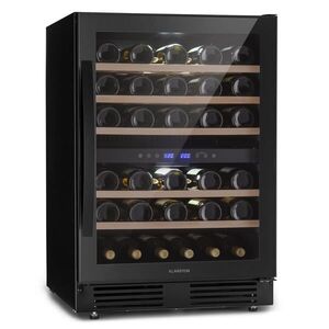 Imagine Klarstein Vinovilla 50 Duo frigider de vin cu două zone 153l 51 sticle ușă de sticlă cu 3 culori