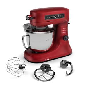 Imagine Klarstein Robot de bucătărie Chiara, 1600 W, 12 setări, Bol din oțel inoxidabil, Afișaj LCD, Accesorii incluse