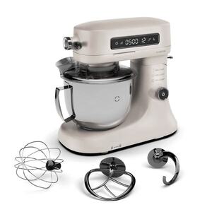 Imagine Klarstein Robot de bucătărie Chiara, 1600 W, 12 setări, Bol din oțel inoxidabil, Afișaj LCD, Accesorii incluse