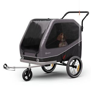 Imagine KLARFIT Goldie Home, remorcă de biciclete, 324 l, max. material rezistent la intemperii
