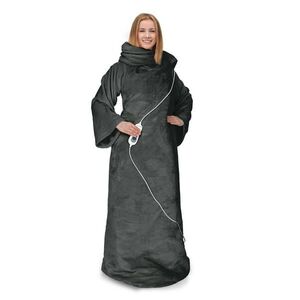 Imagine Klarstein Slanket Pătură electrică cu mâneci 120 W 155 x 180 cm Coral Fleece