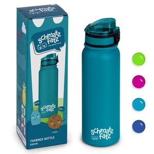 Imagine Klarstein schmatzfatz sticlă izolatoare pentru copii 550 ml oțel inoxidabil | ABS | fără BPA