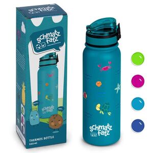 Imagine Klarstein schmatzfatz sticlă izolatoare pentru copii 550 ml oțel inoxidabil | ABS | fără BPA